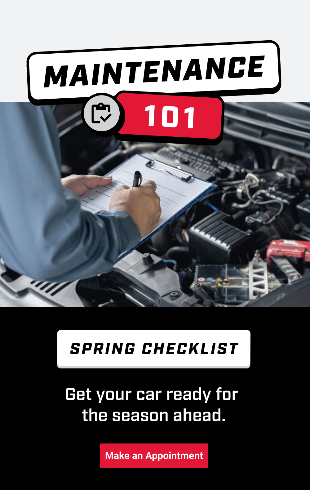 MAINTENANCE 101 MAINTENANCE 101