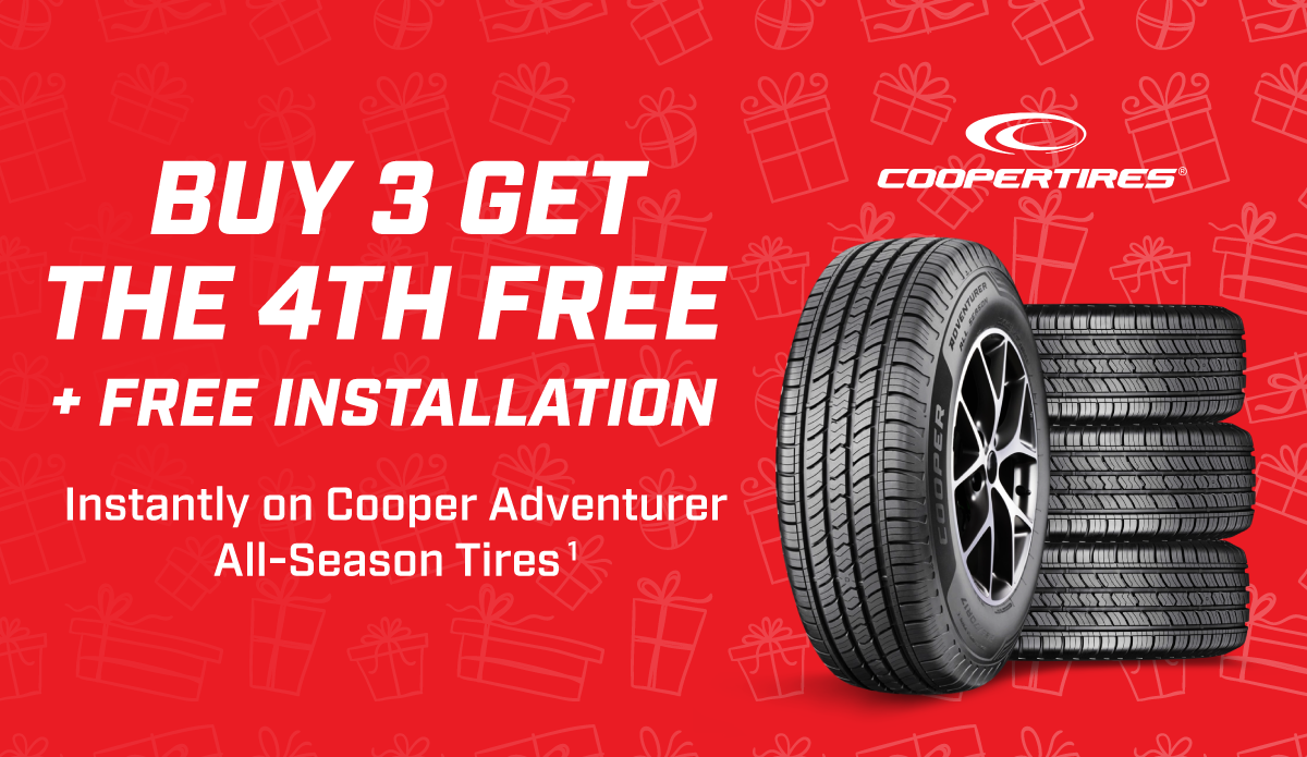 🚗 Gear up for your holiday road trip with new tires! Pep Boys Auto