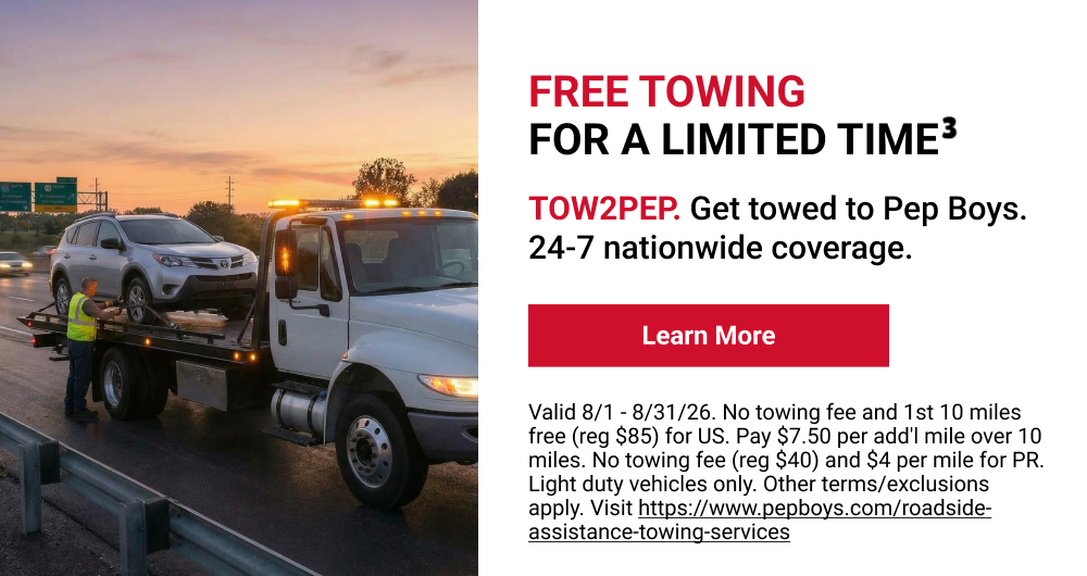 FREE TOWING FOR A LIMITED TIME(3)