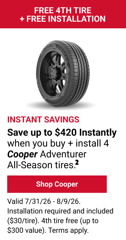 FREE 4TH TIRE + FREE INSTALLATION(2)